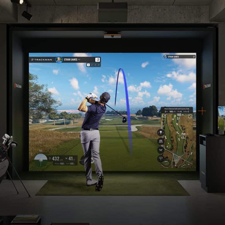 Golfer beim klassischen 18 Loch Turnier