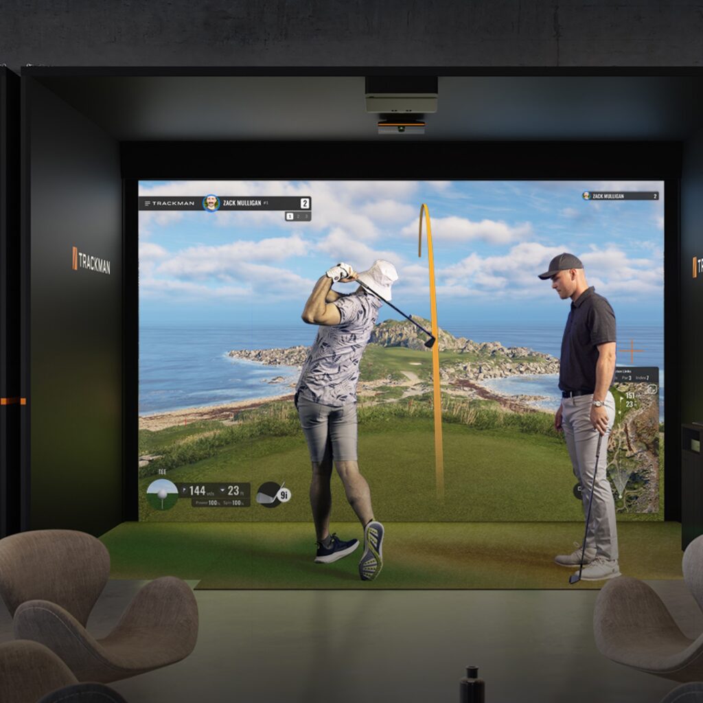 Golfer beim 2er Scramble Turnier